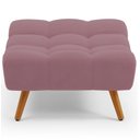 Ver imagem 7 de Puff Pet Cama Estofada para Cachorro Sofia L02 Suede Rosê - Inoviza