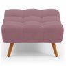 Puff Pet Cama Estofada para Cachorro Sofia L02 Suede Rosê - Inoviza - 7
