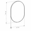 Ver imagem 7 de Espelheira 58x43cm Unna Couro Cromado - P103376 - Cozimax