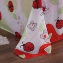 Ver imagem 7 de Kit Coordenado Cobre Leito Lençol Solteiro Alegria Vermelho Casa Show Enxovais