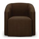 Ver imagem 3 de Poltrona Decorativa Base Giratória Kit 2 Stella Max Suede D03 - D’Rossi