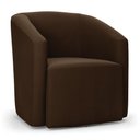 Ver imagem 4 de Poltrona Decorativa Base Giratória Kit 2 Stella Max Suede D03 - D’Rossi