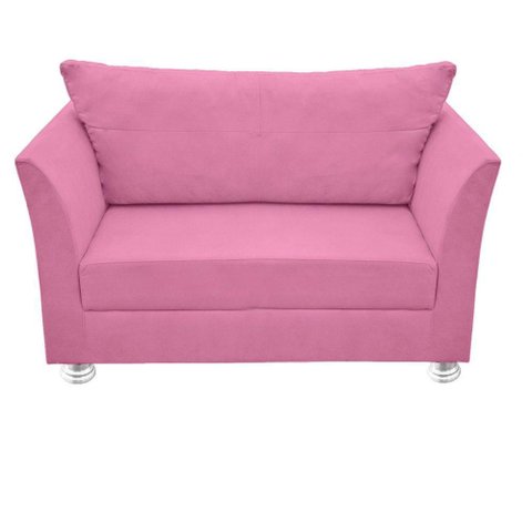 Namoradeira Lisboa 2 Lugares Salão Suede Rose