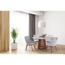 Ver imagem 2 de Mesa de Jantar Redonda Safira de Madeira de 100 a 120 Cm 120cm Pinhao