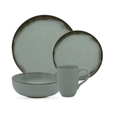 Aparelho de Jantar 16 Peças Flat Pacífico Oxford