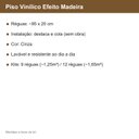 Ver imagem 6 de Piso Vinílico Adesivo Régua Efeito Madeira 95x20 Lavável Resistente sem Obra - 9 Réguas ~1,25m²