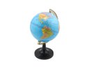 Ver imagem 5 de KIT Globo Terrestre 14cm Giratório Mapa Mundi em Português Escolar Base Preta Removível Cor:Azul