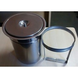Cesto Lixeira Pia Cozinha De Embutir Inox - 03 Litros - 3