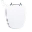 Ver imagem 1 de Assento Sanitário Tampa de Vaso Branco Resina Poliester Optima para Bacia Sensea