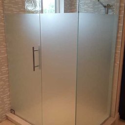 Película Jateada Porta Blindex Box Banheiro Janela Vitrine Vinil Adesivo Jateado Cristal Lavável 2,5 - 3