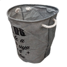 Cesto Saco Organizador Roupa Suja Dobrável Multiuso:cinza - 2