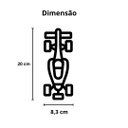 Ver imagem 4 de Adorno Carro De Fórmula 1 - Quadrinho, Adorno, 3D, Alto relevo - Toque 3D:Vermelho