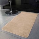 Ver imagem 2 de Tapete Veludo Retangular Antiderrapante Liso Vip 50cm x 90cm Jolitex