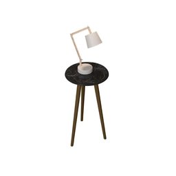 Mesa de Apoio Brilhante Nero Pintura Efeito Mármore - 3