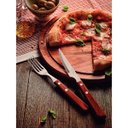 Ver imagem 4 de Jogo de Talheres para Churrasco Tramontina em Aço Inox e Madeira Vermelho 12 Peças