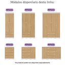 Ver imagem 6 de Guarda-roupa Infantil 62cm 2 Portas e 2 Gavetas Realeza Multimóveis Mp4451 Branco/madeirado Branco/