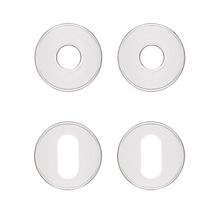 Jogo de Roseta Externa Redonda Inox Polido Sm- Rr1 Ixp Pado