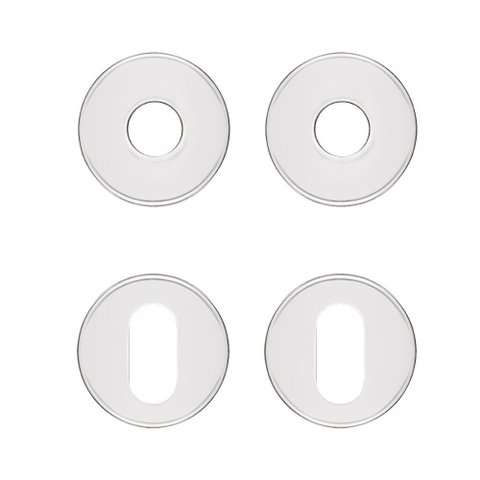 Jogo de Roseta Externa Redonda Inox Polido Sm- Rr1 Ixp Pado