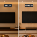 Ver imagem 6 de Kit 2 Painel Ripado 3D Decorativo 2,70m x 16cm