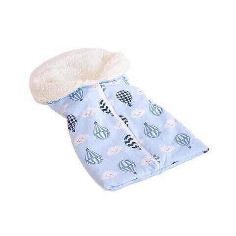 Saco de Bebê com Sherpa M - Balão Azul