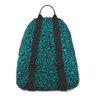 Mini Mochila JanSport Half Pint - PEACOCK BLUE LEOPARD LIFE - Verde Limão - 2
