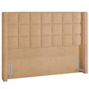 Ver imagem 4 de Kit Cabeceira Cama Box Paris 160 Cm com Puff Recamier Itália P05 Bouclê Mostarda - Lyam Decor
