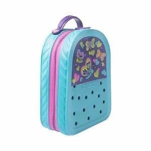 Mini Mochila Infantil Crocs Original com Luz Led Butterfly