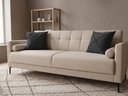 Ver mais imagens de Kit 2 Capas de Almofada Lunna Suede 45x45 Drapeada Luxo - Chumbo