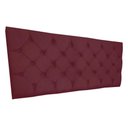 Ver imagem 3 de Cabeceira Painel Capitonê Solteiro 0,90m Jade Suede Marsala