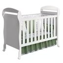 Ver imagem 3 de Berço Mini Cama Danny Branco Brilho com Colchão D18 de 10cm Reller Móveis Branco Brilho