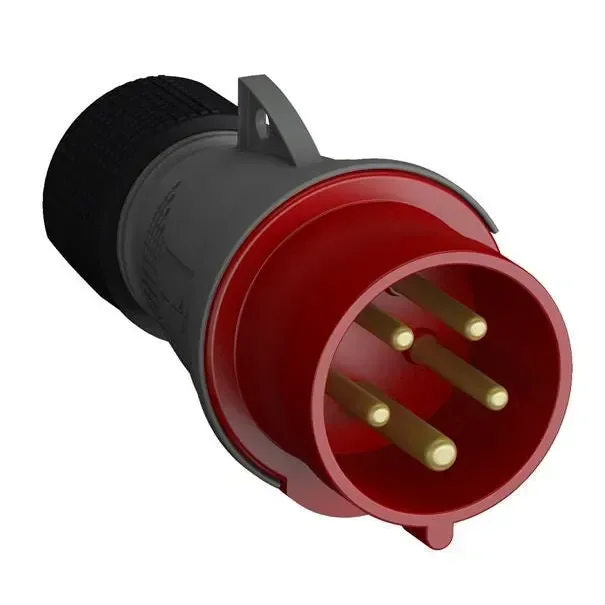 Plug com Prensa Cabos 3p+t 380-415v 16a Ip44 6h Vermelho Abb