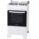 Ver imagem 2 de Fogão 4 Bocas Branco com Mesa Inox Atlas Mônaco Plus Bivolt