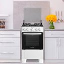 Ver imagem 7 de Fogão 4 Bocas Branco com Mesa Inox Atlas Mônaco Plus Bivolt
