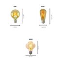 Ver imagem 3 de Kit 3 Luminárias Pendente Corda Sisal Rústica + 3 Lâmpadas tamanho:Variadas