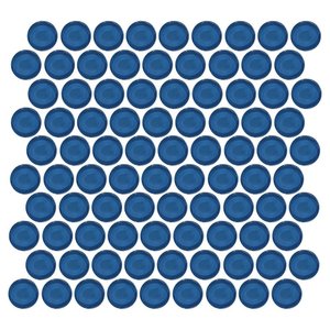 Pastilha de Vidro Ball Dark Blue 3x3 Placa 30x30cm - 1313060005