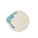 Ver imagem 1 de Prato Crustaceo Raso Turquesa em Ceramica Luiz Salvador