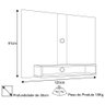 Painel Suspenso Para Tv 47 Fram Deck Off White Banana Bit - 4