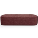 Ver imagem 5 de Puff Decorativo Orgânico para Living Quarto 195cm Doha W01 Linho Bordô - Lyam Decor