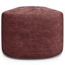 Ver imagem 6 de Puff Decorativo Orgânico para Living Quarto 195cm Doha W01 Linho Bordô - Lyam Decor
