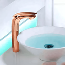 Ver imagem 5 de Misturador Monocomando Bica 27 Cm Alta Lavatorio Bancada Rose Gold 75530