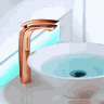 Misturador Monocomando Bica 27 Cm Alta Lavatorio Bancada Rose Gold 75530 - 5