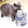 Fonte Bebedouro Agua Gato Pet Caes 2 Litros Automatico Silencioso Usb Bomba Filtro Petshop Hidrataça - 4