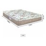 Colchão Casal PORTOBEL Espuma D45 138x188x25cm Bege - 3