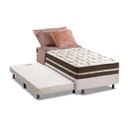 Ver imagem 1 de Cama Box Solteiro + Colchão Molas Anjos Classic Brown