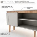 Ver imagem 2 de Rack Cava 136cm com Prateleira para TV até 60" Byhouse