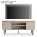 Ver imagem 6 de Rack Cava 136cm com Prateleira para TV até 60" Byhouse