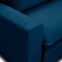 Ver imagem 4 de Sofa Retratil Reclinavel 2 Lugares 2m Andreza Veludo Lansof Azul Marinho