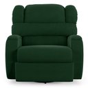 Ver imagem 1 de Poltrona do Papai Sala de Cinema Reclinável Kylie Glider Manual Giratória Massagem Usb Veludo Verde