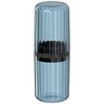 Porta Escova de Dente Azul Glacial com Tampa 7.8cmx21.3cm Groove Classic - 1