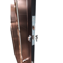 Ver imagem 4 de Porta de Alumínio 210x90 - Lambri Duplo PRETA